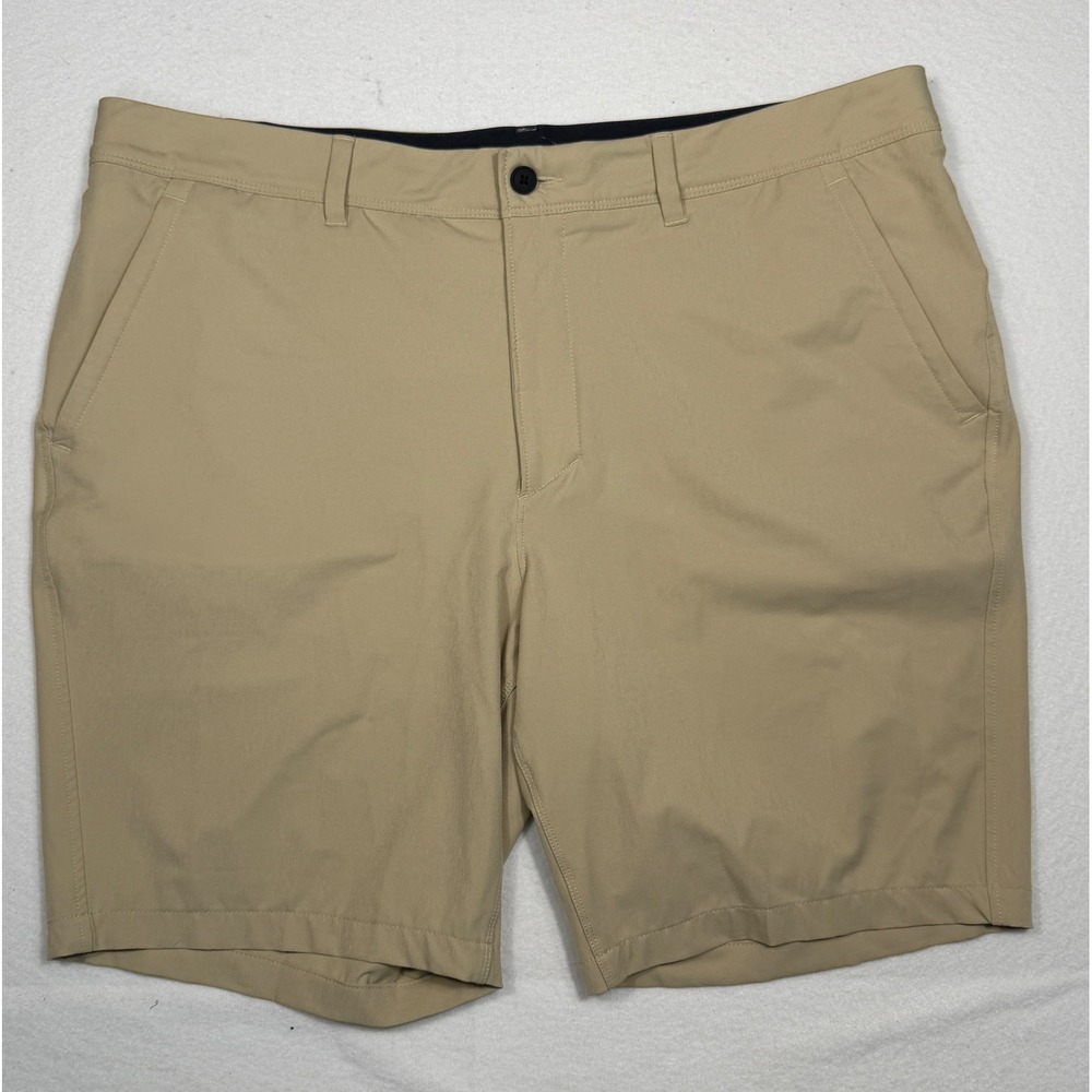 VRST Performance Shorts Mens 40 Khaki Tan Performance Stretch Golf Gorpcore‎